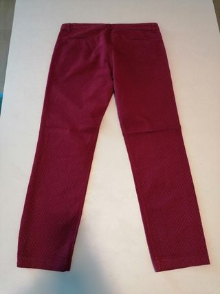 Pantaloni donna rossi/borgogna