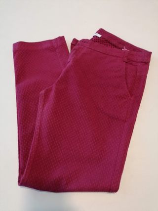 Pantaloni donna rossi/borgogna