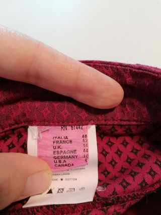 Pantaloni donna rossi/borgogna