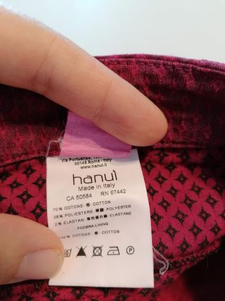 Pantaloni donna rossi/borgogna