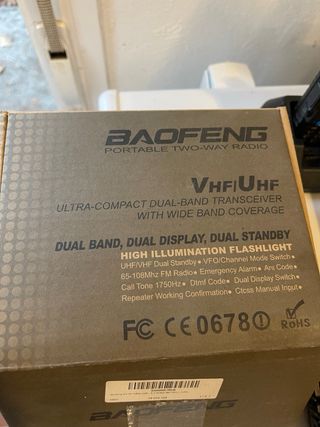 BAOFENG UV-5R Walkie Talkies (4Unidades)