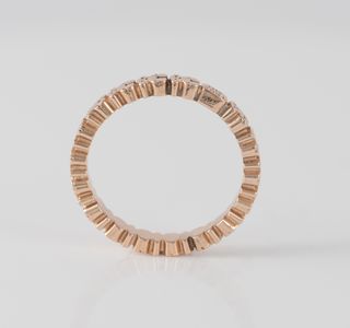 Anillo Tous Plata Vermeil Rosa Osos Straight