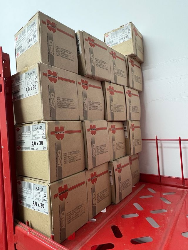 Tirafondo Wurth 4x30 cincado