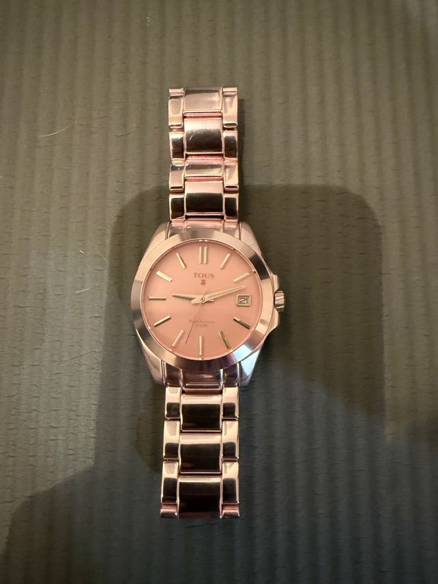 Reloj Tous Mujer Rosa Dorado