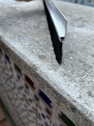 2 Unidades Cepillo Bajo Puerta 100cm