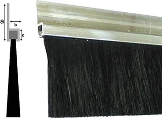 2 Unidades Cepillo Bajo Puerta 100cm