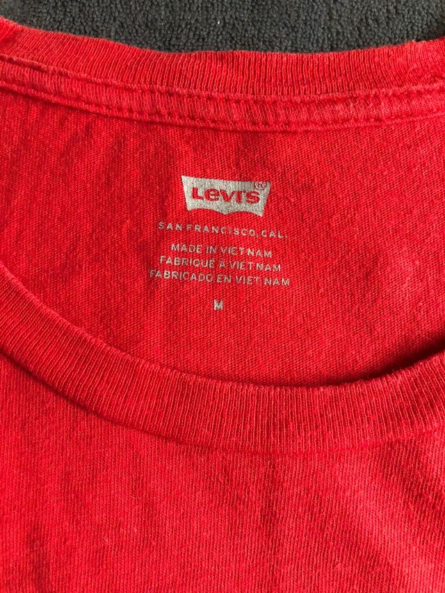 T-shirt Levi's Uomo Rossa Taglia L