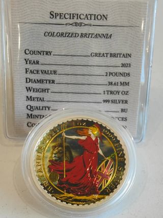 Moneda Britannia  León 2023 1oz Plata
