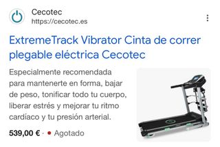 Cinta de Correr RunnerFIT Extreme Track Vibrator
