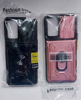 Custodia nera e rosa per Oppo A54 4G