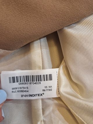 Chaleco Zara 