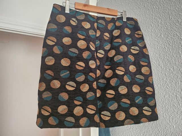 Falda corta estampada