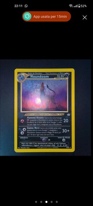 Houndoom Neo Revelation - Carte Pokémon