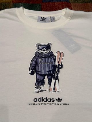 Camiseta Adidas Oso Esquiador Talla M