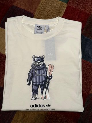 Camiseta Adidas Oso Esquiador Talla M