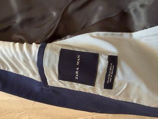 Traje Zara Azul Hombre