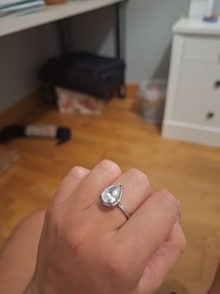 Anillo Pandora Plata 925 con brillo