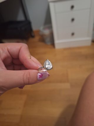 Anillo Pandora Plata 925 con brillo