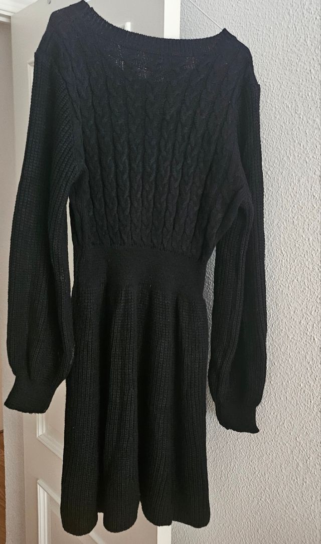 Vestido de invierno tejido