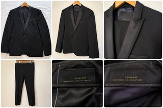 Traje Zara Man Negro Hombre Talla M