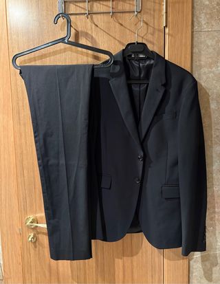 Traje Zara Negro Hombre