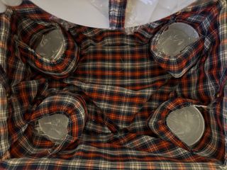 Cestino picnic vintage vimini anni '80