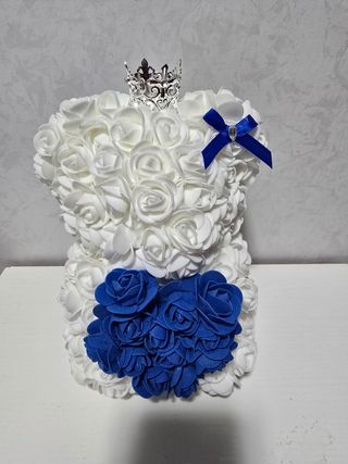 Orso decorativo con rose