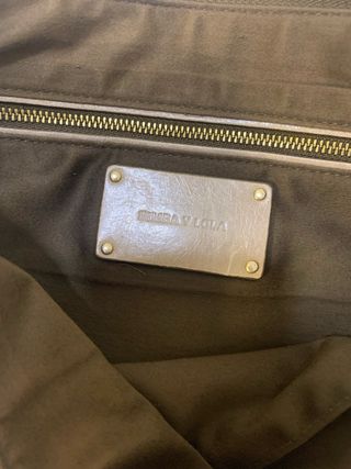 Bolso Bimba y Lola de Piel Beige , Mediano
