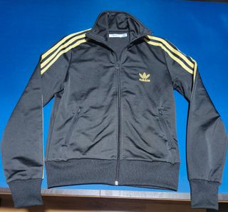 Chaqueta Adidas Negra y Dorada Talla M