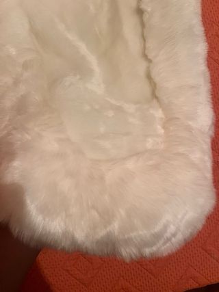 Estola de novia, pelo blanco (sin marca)