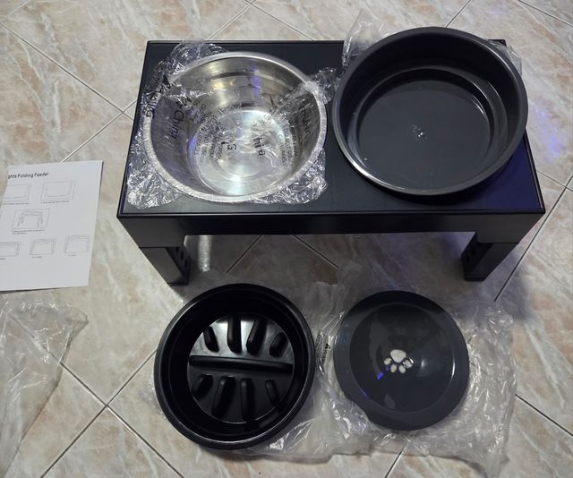 Nuovo Ciotola per cani rialzata