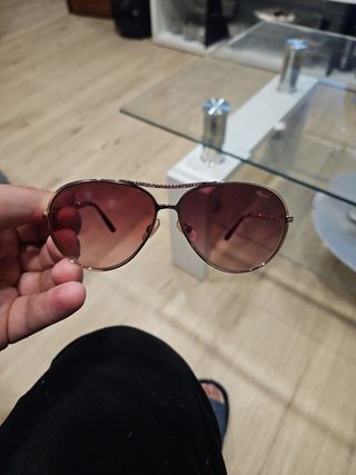 Gafas de sol Chopard doradas mujer