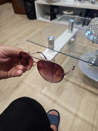 Gafas de sol Chopard doradas mujer