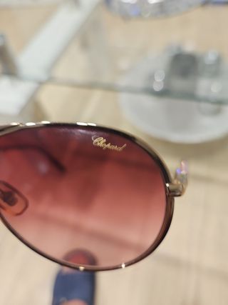 Gafas de sol Chopard doradas mujer