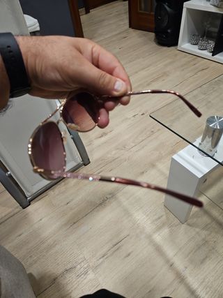 Gafas de sol Chopard doradas mujer