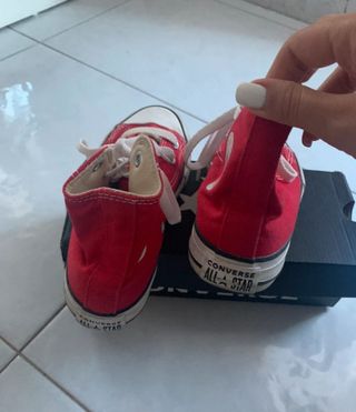 Converse All Star Bambino Rosse Alte numero 31