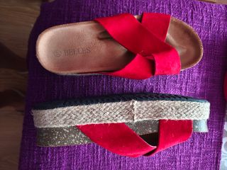 Sandalias BELLES Rojas