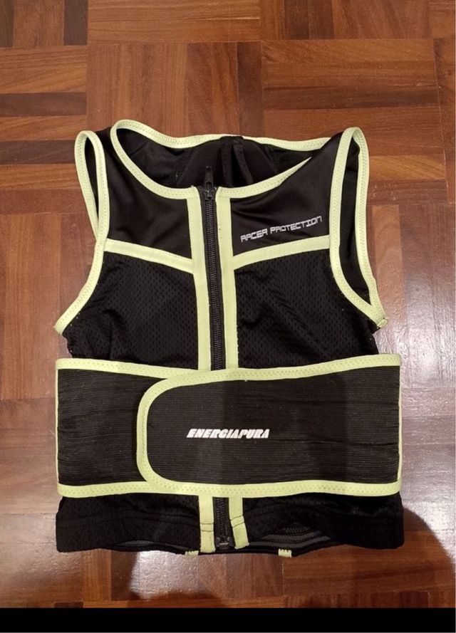 Paraschiena Energia Pura Nero/Giallo Taglia S