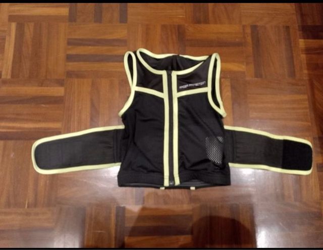 Paraschiena Energia Pura Nero/Giallo Taglia S