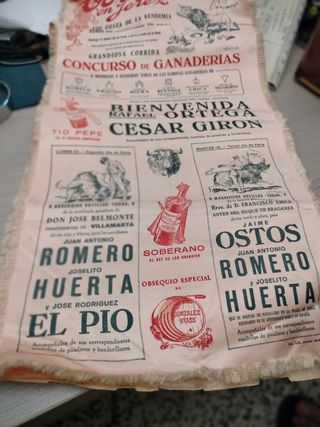 Cartel Coros en Jerez 1955