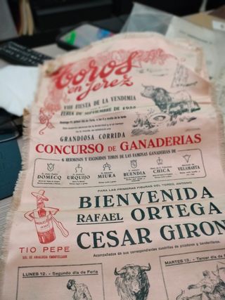 Cartel Coros en Jerez 1955