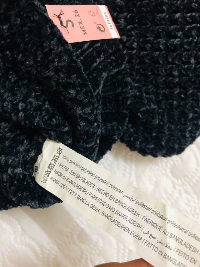 Jersey Lefties Negro Talla S/36