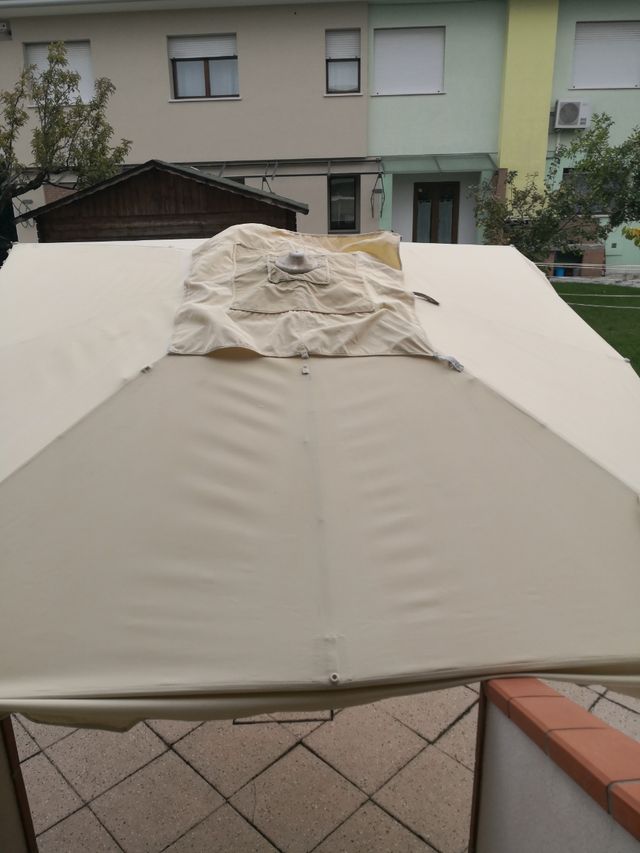 Ombrellone da giardino col. Ecru