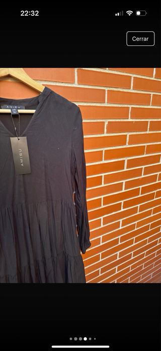 Vestido negro AMISU talla única