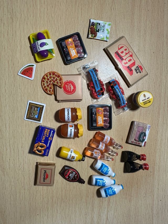 Mini Brands Fill de Fridge comida nevera