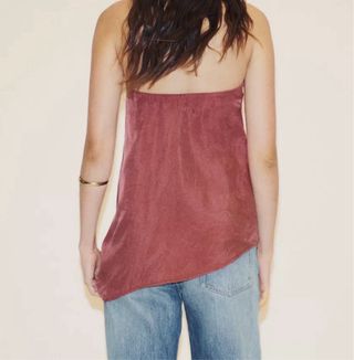 Top bandeau asimétrico Zara