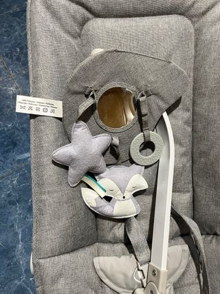 Hamaca para bebé gris Kinderkraft Felio (3 en 1)