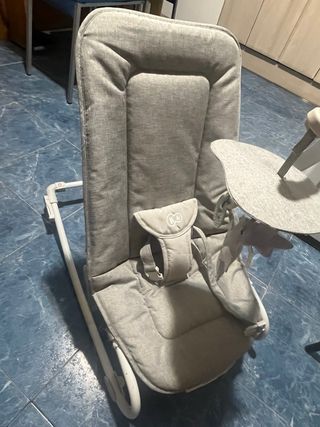 Hamaca para bebé gris Kinderkraft Felio (3 en 1)