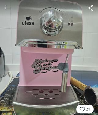 Cafetera Ufesa La Vecina Rubia Edición Limitada