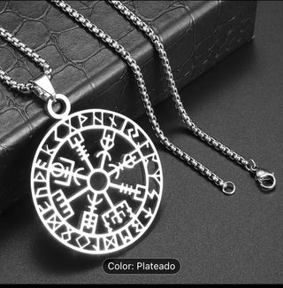 Cadena Vikinga Brújula Vegvisir